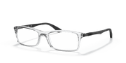 Clear Lenses, Polished Transparent Frame