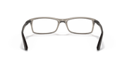 Clear Lenses, Polished Trasparent Grey Frame