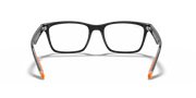 Clear Lenses, Polished Black Frame