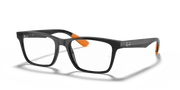 Clear Lenses, Polished Black Frame