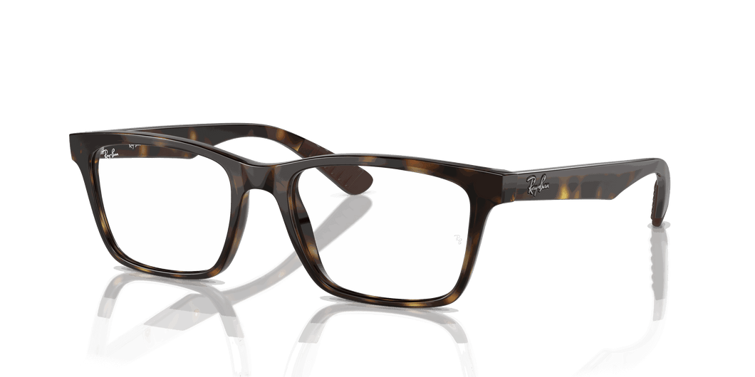 [Clear Lenses, Matte Havana Frame]