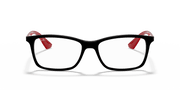 Clear Lenses, Polished Black Frame