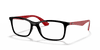 [Clear Lenses, Polished Black Frame]