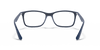 [Clear Lenses, Matte Transparent Blue Frame]