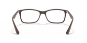 Clear Lenses, Matte Transparent Brown Frame