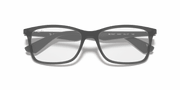 Clear Lenses, Matte Transparent Grey Frame