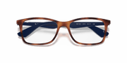 Clear Lenses, Matte Light Havana Frame