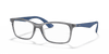 [Clear Lenses, Polished Transparent Grey Frame]