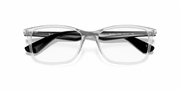 Clear Lenses, Polished Transparent Frame