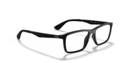 Clear Lenses, Polished Black Frame