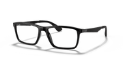 Clear Lenses, Polished Black Frame