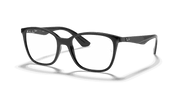 Clear Lenses, Polished Black Frame