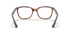 [Clear Lenses, Polished Light Havana Frame]