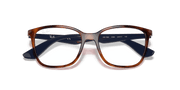 Clear Lenses, Polished Light Havana Frame