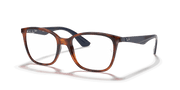 Clear Lenses, Polished Light Havana Frame