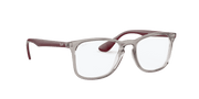 Clear Lenses, Polished Transparent Grey Frame