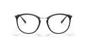 Clear Lenses, Polished Black On Transparent Frame