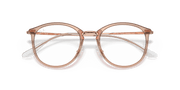 Clear Lenses, Polished Light Brown Frame