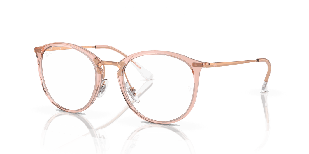 [Demo Lens Lenses, Polished Transparent Pink Frame]