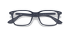 [Clear Lenses, Matte Dark Blue Frame]