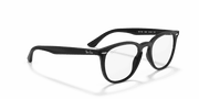 Clear Lenses, Polished Black Frame