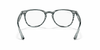 [Clear Lenses, Polished Striped Blue Grey Frame]