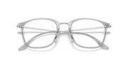 Clear Lenses, Polished Transparent Frame