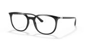 Clear Lenses, Polished Black Frame