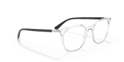 Clear Lenses, Polished Transparent Frame