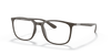 [Clear Lenses, Matte Brown Frame]