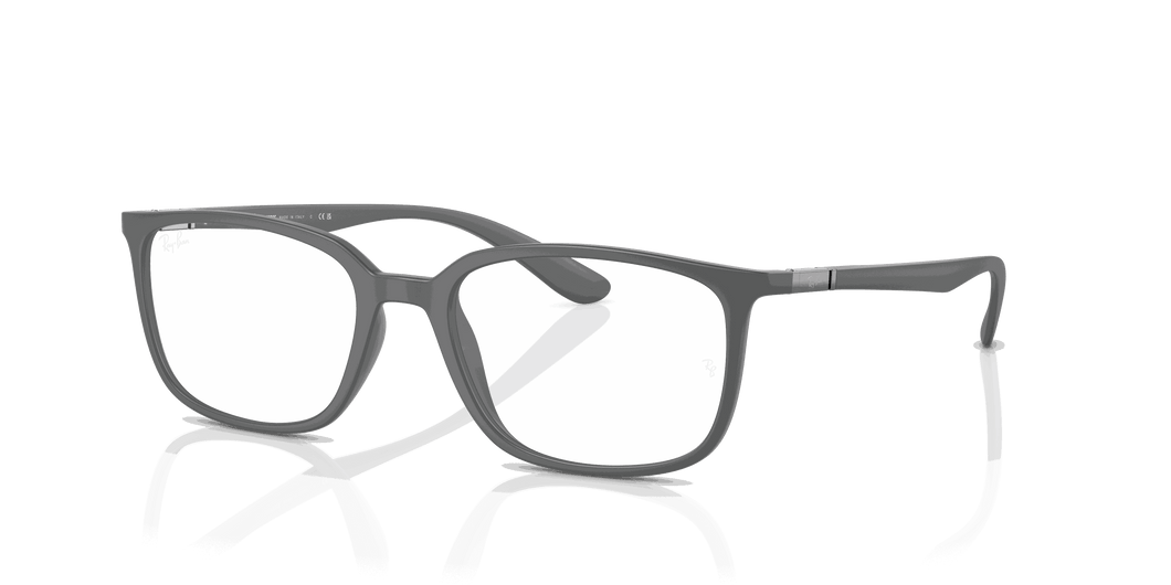 [Clear Lenses, Matte Grey Frame]