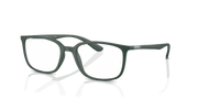 Clear Lenses, Matte Green Frame