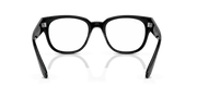 Clear Lenses, Polished Black Frame