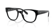 Clear Lenses, Polished Black Frame