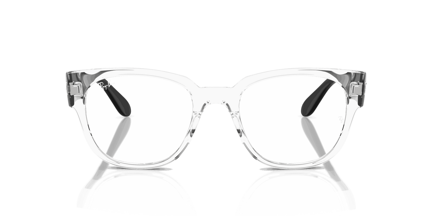 [Clear Lenses, Polished Transparent Frame]
