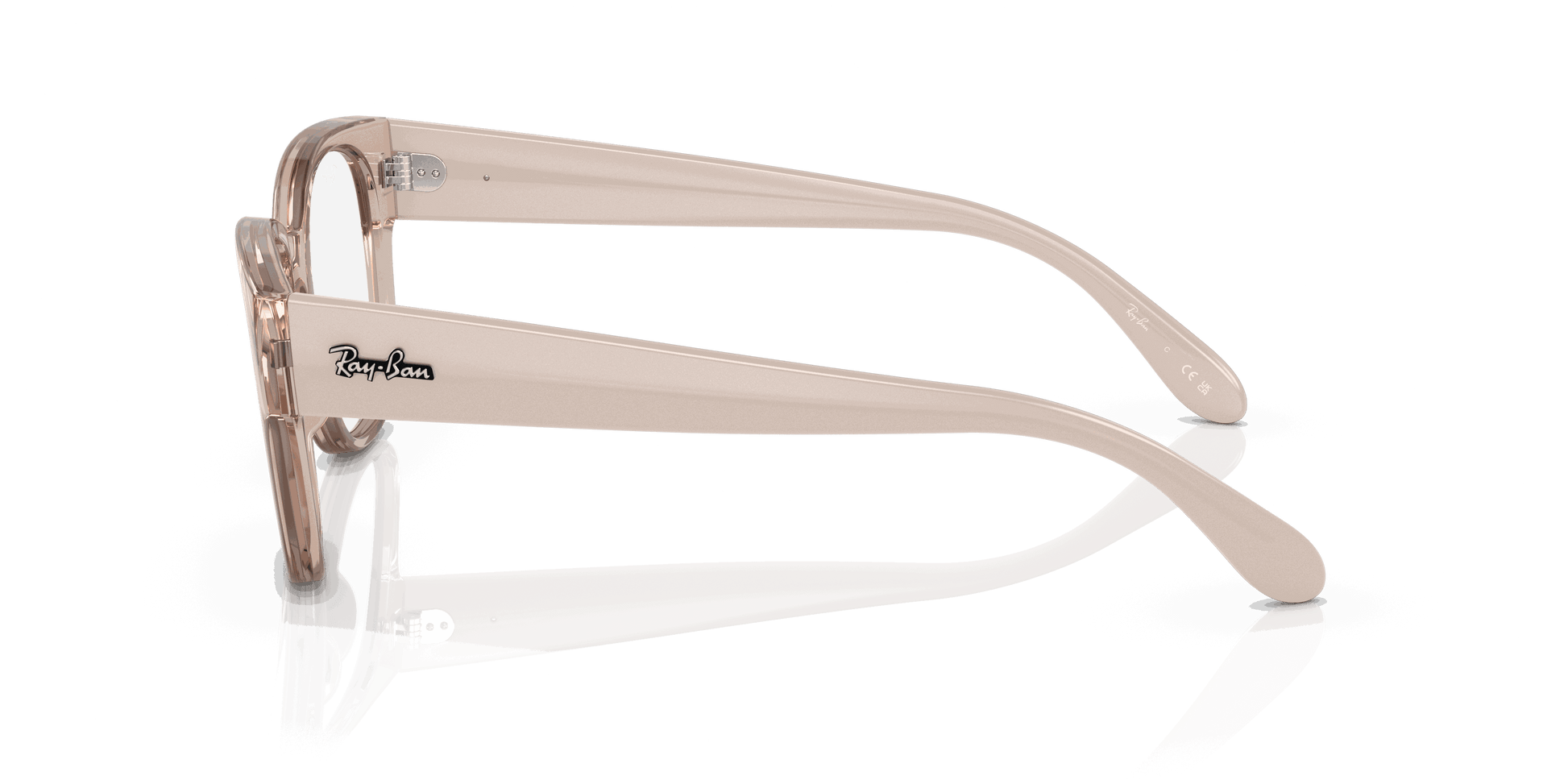 [Clear Lenses, Polished Alabaster Frame]