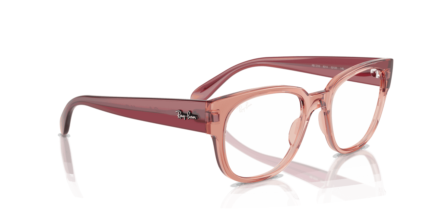 [Clear Lenses, Polished Transparent Dark Pink Frame]