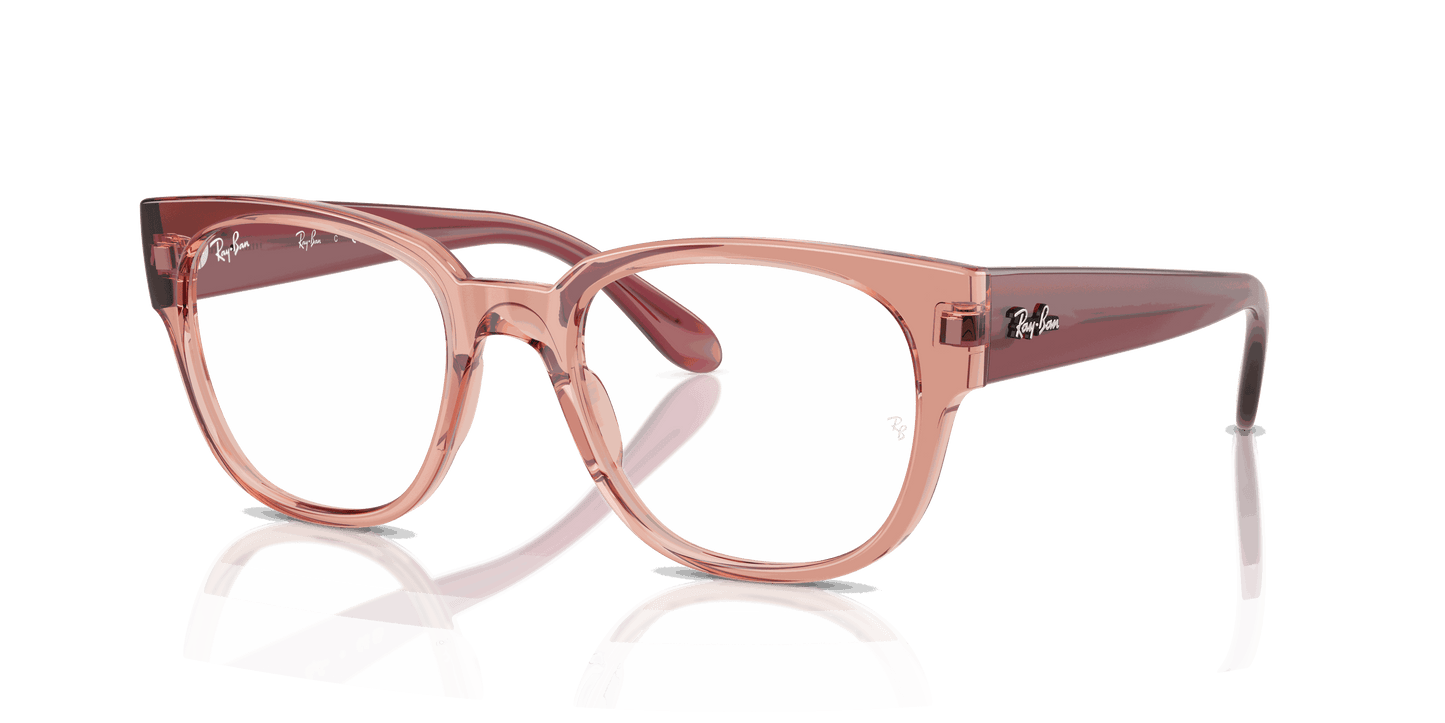 [Clear Lenses, Polished Transparent Dark Pink Frame]