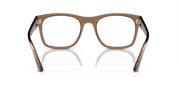 Clear Lenses, Polished Transparent Light Brown Frame