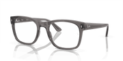 Clear Lenses, Polished Opal Dark Grey Frame