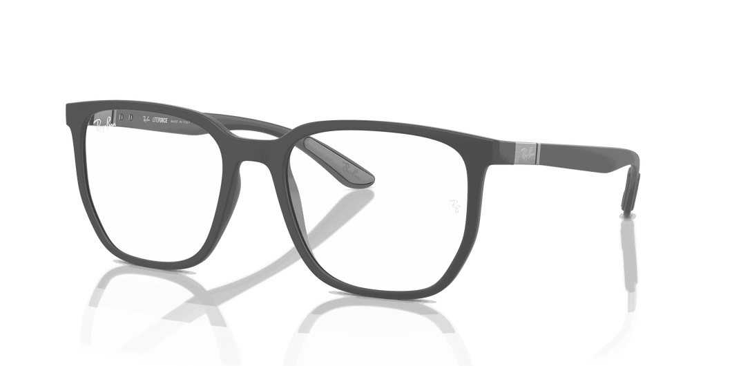 [Clear Lenses, Matte Sand Grey Frame]