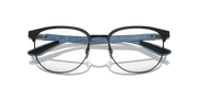 Clear Lenses, Polished Black Frame