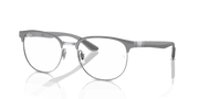 Clear Lenses, Polished Grey On Silver Frame