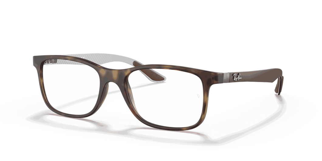 [Clear Lenses, Matte Havana Frame]