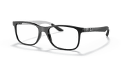 Clear Lenses, Polished Black Frame