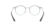 Clear Lenses, Polished Black On Silver Frame