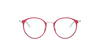 [Clear Lenses, Polished Red On Silver Frame]