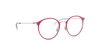 [Clear Lenses, Polished Red On Silver Frame]