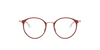 [Clear Lenses, Matte Bordeaux On Rose Gold Frame]