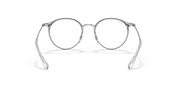 Clear Lenses, Polished Silver On Red Frame